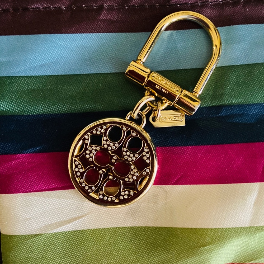 Coach Swarovski Crystal Bag Charm (Rare)